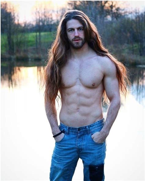 long hair naked guys